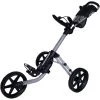 Fastfold Mission 5.0 3-Wheel Push Trolley - Matt Grey/Black -GOLF PRO SHOP fastfold mission 5.0 3 wheel push trolley matt grey black