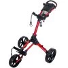 Fastfold Square 3-Wheel Push Trolley - Red/Black 2 Fastfold Square 3-Wheel Push Trolley - Red/Black -GOLF PRO SHOP fastfold square 3 wheel push trolley redblack 1