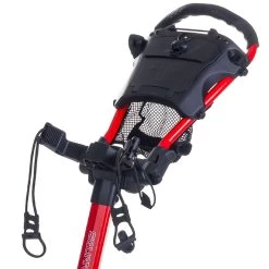 Fastfold Square 3-Wheel Push Trolley - Red/Black -GOLF PRO SHOP fastfold square 3 wheel push trolley redblack 4