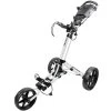 Fastfold Trike 2.0 3-Wheel Push Trolley - White/Black -GOLF PRO SHOP fastfold trike 2.0 white 10