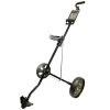 Glide-Tek 2-Wheel Pull Trolley - Black/Gun Metal 1.0 -GOLF PRO SHOP glide tek gunmetal black 1.0 2