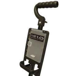 Glide-Tek 2-Wheel Pull Trolley - Black/Gun Metal 1.0 -GOLF PRO SHOP glide tek gunmetal black 1.0 4