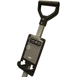 Glide-Tek 2-Wheel Pull Trolley - Silver/ Gunmetal Black 2.0 -GOLF PRO SHOP glide tek gunmetal black 2.0 3