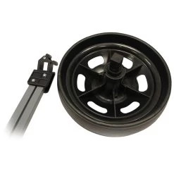 Glide-Tek 2-Wheel Pull Trolley - Silver/ Gunmetal Black 2.0 -GOLF PRO SHOP glide tek gunmetal black 2.0 4