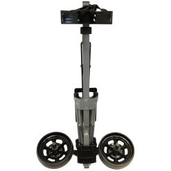 Glide-Tek 2-Wheel Pull Trolley - Silver/ Gunmetal Black 2.0 -GOLF PRO SHOP glide tek gunmetal black 2.0 5