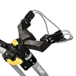 ICart Go 3-Wheel Push Trolley - Grey/Black -GOLF PRO SHOP icart go 3 wheel push trolley greyblack 6