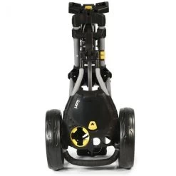 ICart One 3-Wheel Push Trolley - Black/Grey -GOLF PRO SHOP icart one 3 wheel push trolley blackgrey 3 1