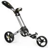 ICart One 3-Wheel Push Trolley - Grey/Black -GOLF PRO SHOP icart one 3 wheel push trolley greyblack 1