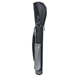 Longridge 5" Sunday Bag - Black/Silver -GOLF PRO SHOP longridge 5inch sunday bag black silver 3