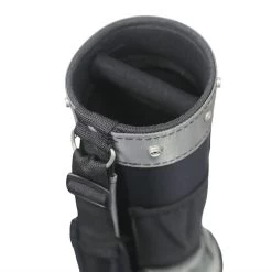 Longridge 5" Sunday Bag - Black/Silver -GOLF PRO SHOP longridge 5inch sunday bag black silver 4