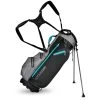Masters TourDri Waterproof Stand Bag - Black/Grey -GOLF PRO SHOP masters tourdri waterproof stand bag black grey 1