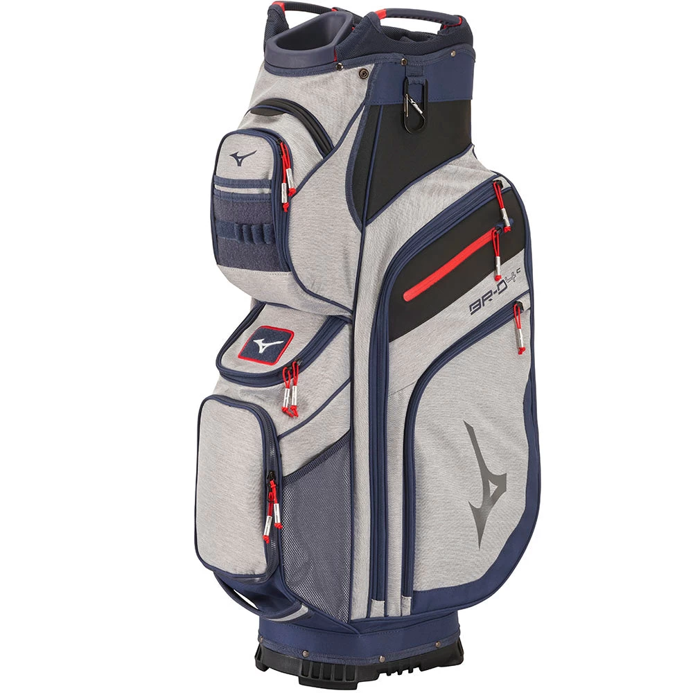 Mizuno BR-D4C Cart Bag - Grey/Navy 3 Mizuno BR-D4C Cart Bag - Grey/Navy