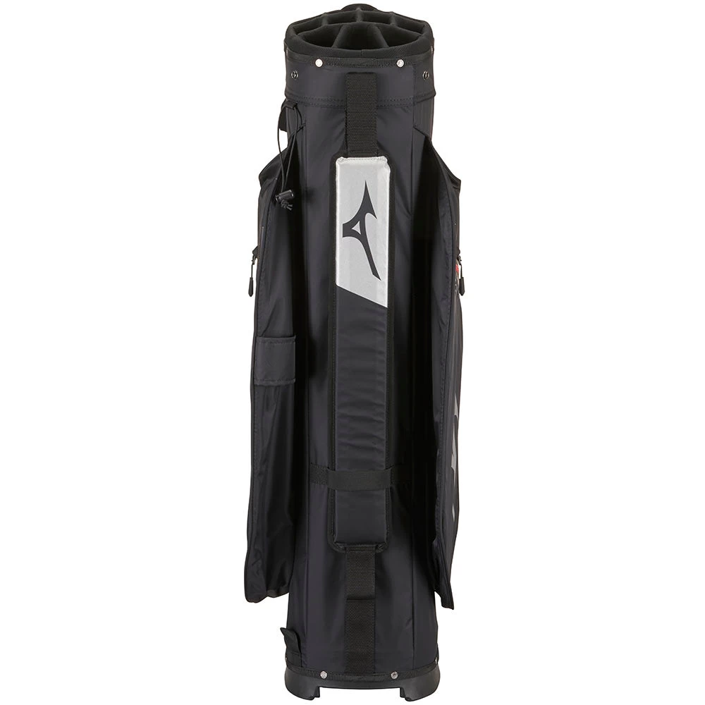 Mizuno BR-DRI Waterproof Cart Bag - Black/Silver 5 Mizuno BR-DRI Waterproof Cart Bag - Black/Silver - Image 3