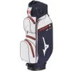 Mizuno BR-DRI Waterproof Cart Bag - Navy/White -GOLF PRO SHOP mizuno br dri waterproof cart bag navy white 1