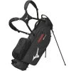 Mizuno BR-DRI Waterproof Stand Bag - Black/Silver
