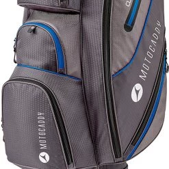 Motocaddy Club Series Cart Bag - Charcoal/Blue -GOLF PRO SHOP motocaddy club series cart bag charcoal blue 3