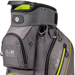 Motocaddy Club Series Cart Bag - Charcoal/Lime -GOLF PRO SHOP motocaddy club series cart bag charcoal lime 2
