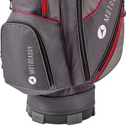 Motocaddy Club Series Cart Bag - Charcoal/Red -GOLF PRO SHOP motocaddy club series cart bag charcoal red 4