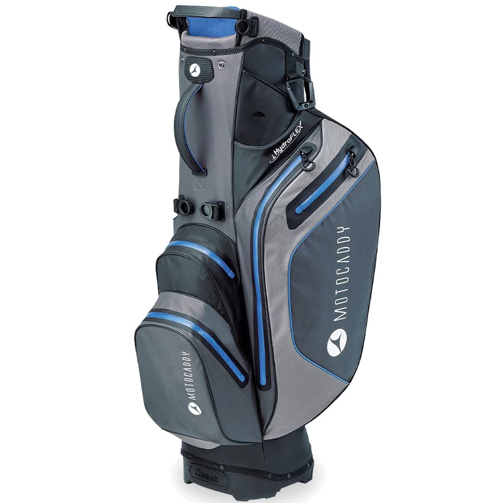 Motocaddy Hydroflex Waterproof Stand Bag - Charcoal/Blue 5 Motocaddy Hydroflex Waterproof Stand Bag - Charcoal/Blue - Image 3