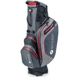 Motocaddy Hydroflex Waterproof Stand Bag - Charcoal/Red -GOLF PRO SHOP motocaddy hydroflex stand bag charcoalred 2 1