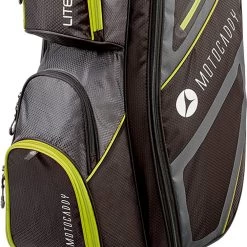 Motocaddy Lite Series Cart Bag - Black/Lime -GOLF PRO SHOP motocaddy lite series cart bag black lime 3 1