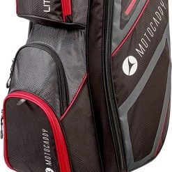 Motocaddy Lite Series Cart Bag - Black/Red -GOLF PRO SHOP motocaddy lite series cart bag black red 3
