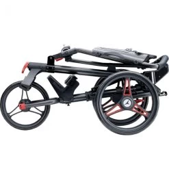 Motocaddy P1 3-Wheel Push Trolley - Black/Red -GOLF PRO SHOP motocaddy p1 push red 2020