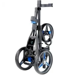 Motocaddy Z1 Push Trolley - Black/Blue -GOLF PRO SHOP motocaddy z1 push folded