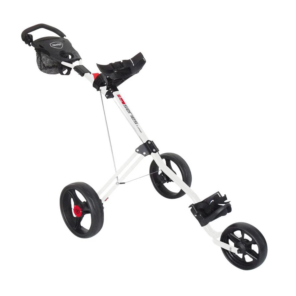 Masters Golf 5 Series 3-Wheel Push Trolley – White 3 Masters Golf 5 Series 3-Wheel Push Trolley – White