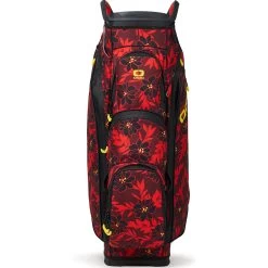 OGIO All Elements Silencer Cart Bag - Red Flower Party -GOLF PRO SHOP ogio all elements cart bag red flower party 3