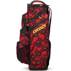 OGIO All Elements Silencer Cart Bag - Red Flower Party -GOLF PRO SHOP ogio all elements cart bag red flower party 4