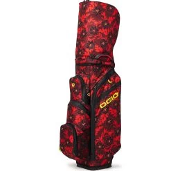 OGIO All Elements Silencer Cart Bag - Red Flower Party -GOLF PRO SHOP ogio all elements cart bag red flower party 8