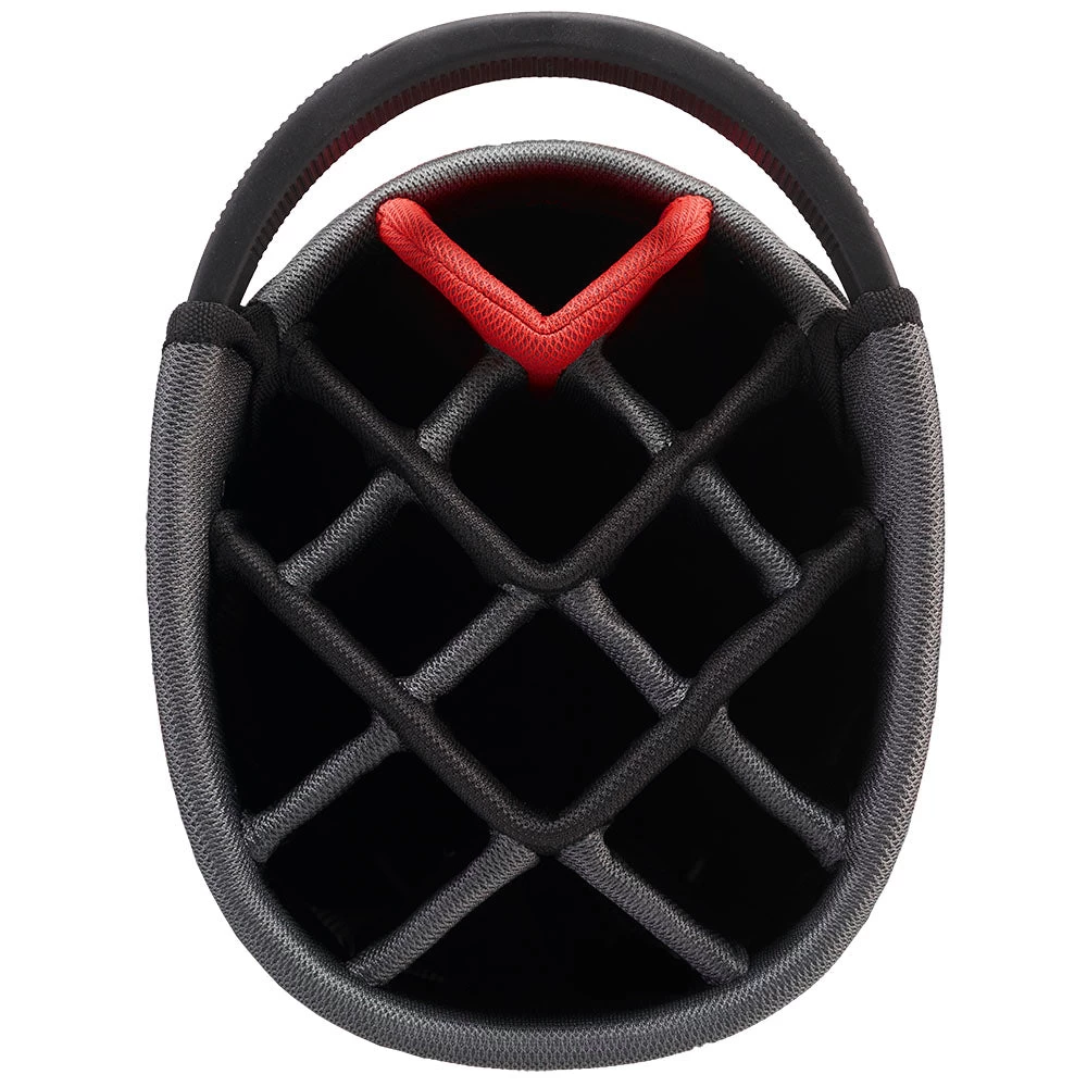 PowaKaddy DLX-Lite Cart Bag - Gun Metal/Red 5 PowaKaddy DLX-Lite Cart Bag - Gun Metal/Red - Image 3