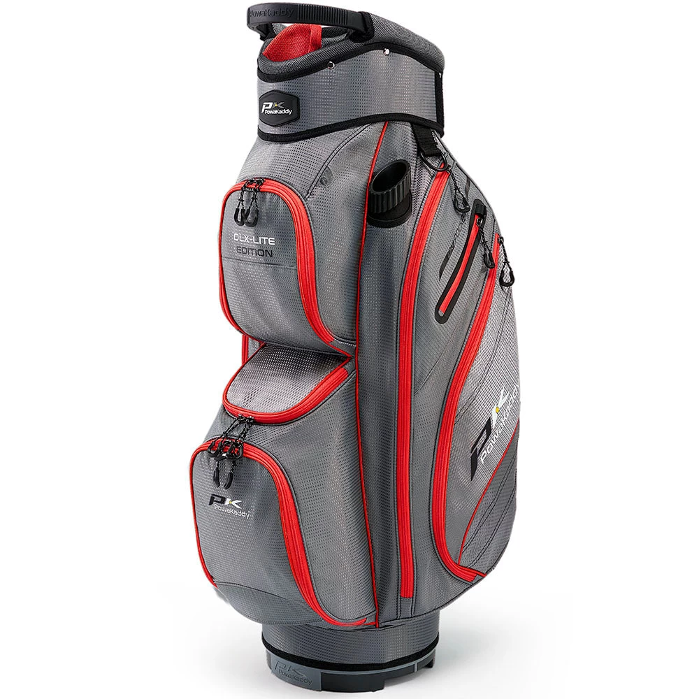 PowaKaddy DLX-Lite Cart Bag - Gun Metal/Red 3 PowaKaddy DLX-Lite Cart Bag - Gun Metal/Red