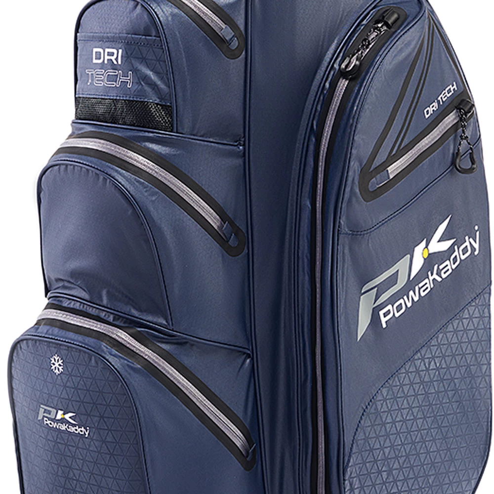 PowaKaddy Dri-Tech Cart Bag - Blue/Cool Grey 7 PowaKaddy Dri-Tech Cart Bag - Blue/Cool Grey - Image 5