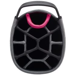PowaKaddy Dri-Tech Cart Bag - Gun Metal/Hot Pink -GOLF PRO SHOP powakaddy dri tech cart bag gun metal hot pink 4