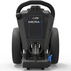 PowaKaddy Micra 3-Wheel Push Trolley - Gunmetal/Blue -GOLF PRO SHOP powakaddy micra blue 4