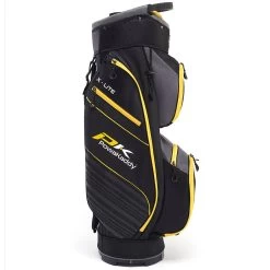 PowaKaddy X-Lite Edition Cart Bag - Black/Gun Metal/Yellow -GOLF PRO SHOP powakaddy x lite edition yellow 3