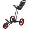 Sun Mountain Path Finder PX3 3-Wheel Push Trolley - Grey/Red -GOLF PRO SHOP px3 grey red