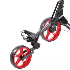 SkyMax Cube 3 3-Wheel Push Trolley - Charcoal/Red 9 SkyMax Cube 3 3-Wheel Push Trolley - Charcoal/Red -GOLF PRO SHOP skymax cube 3 trolley charcoal red 3