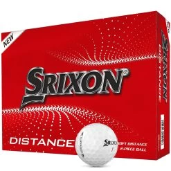Srixon Distance Golf Balls - White - 12 Pack