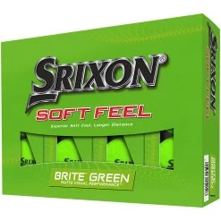 Srixon Soft Feel Golf Balls - Brite Green - 12 Pack -GOLF PRO SHOP srixon soft feel golf balls brite green 4