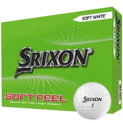 Srixon Soft Feel Golf Balls - White - 12 Pack