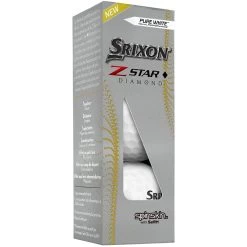 Srixon Z-Star Diamond Golf Balls - Pure White - 12 Pack 32 Srixon Z-Star Diamond Golf Balls - Pure White - 12 Pack -GOLF PRO SHOP srixon z star diamond golf balls 13