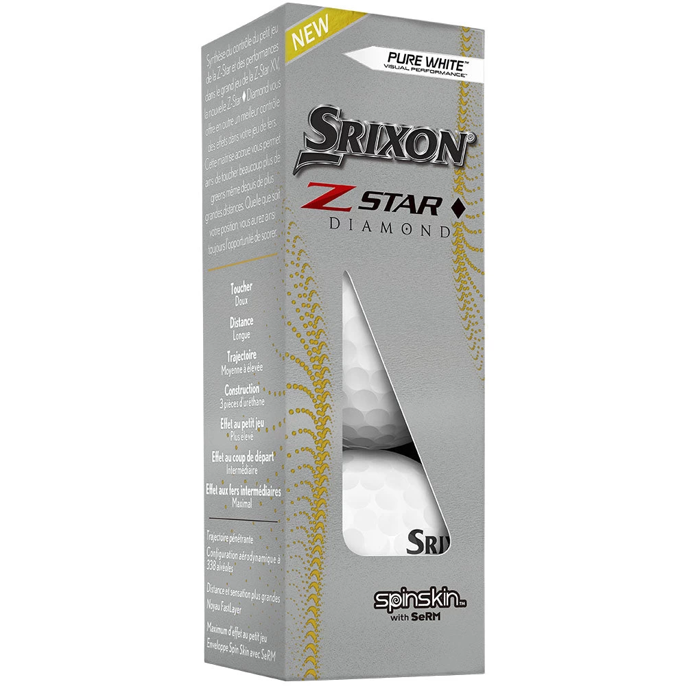 Srixon Z-Star Diamond Golf Balls - Pure White - 12 Pack 16 Srixon Z-Star Diamond Golf Balls - Pure White - 12 Pack - Image 14