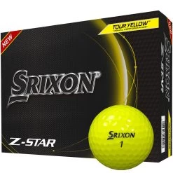 Srixon Z-Star Golf Balls - Yellow - 12 Pack