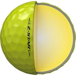Srixon Z-Star Golf Balls - Yellow - 12 Pack -GOLF PRO SHOP srixon z star golf ball yellow 3