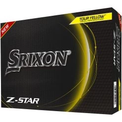 Srixon Z-Star Golf Balls - Yellow - 12 Pack -GOLF PRO SHOP srixon z star golf ball yellow 4