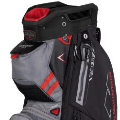 Sun Mountain C-130 Cart Bag - Black/Nickel/Red 6 Sun Mountain C-130 Cart Bag - Black/Nickel/Red -GOLF PRO SHOP sun mountain c 130 cart bag blacknickelred 2