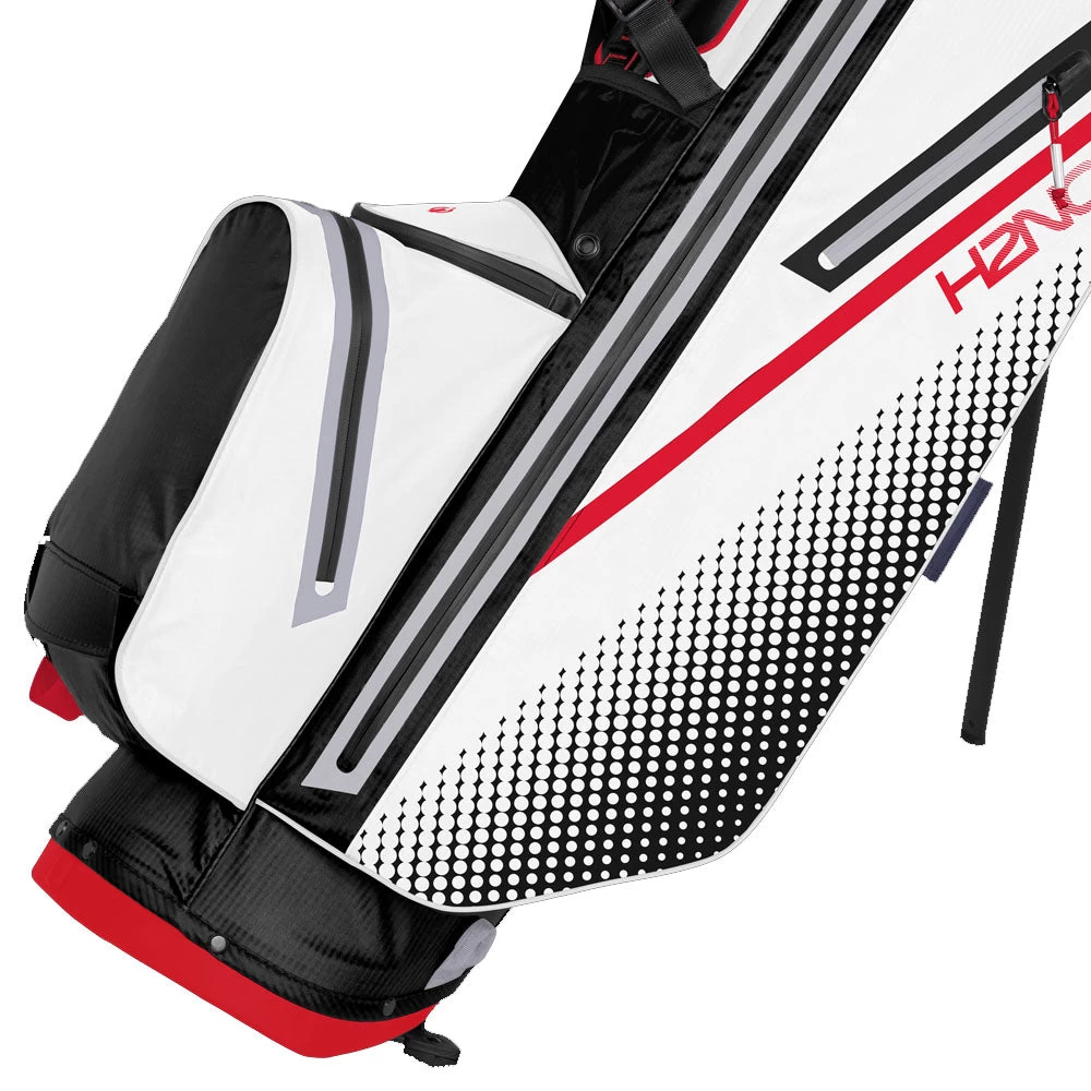 Sun Mountain H2NO Lite 14-Way Waterproof Stand Bag - Black/White/Red 5 Sun Mountain H2NO Lite 14-Way Waterproof Stand Bag - Black/White/Red - Image 3